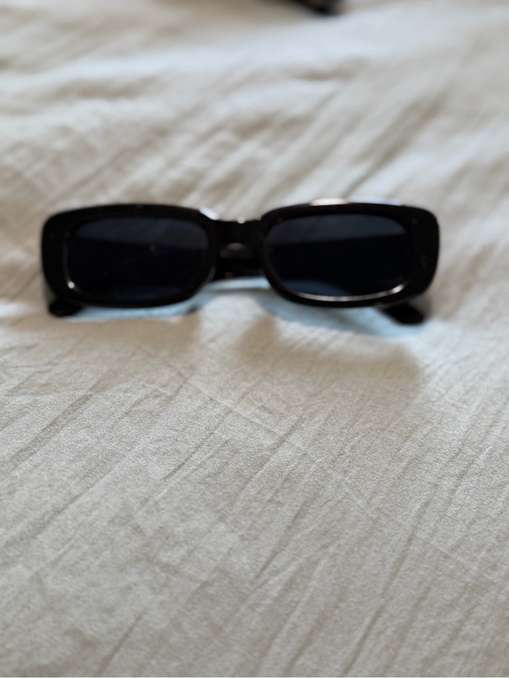 Black trendy sunglasses